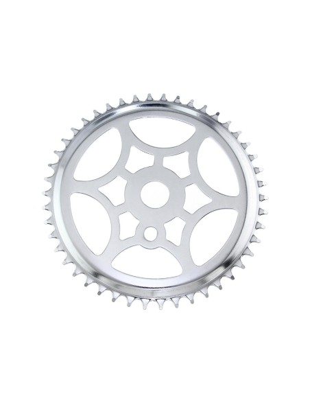 Steel Chainring SS-315 1/2 X 1/8 46t Chrome.